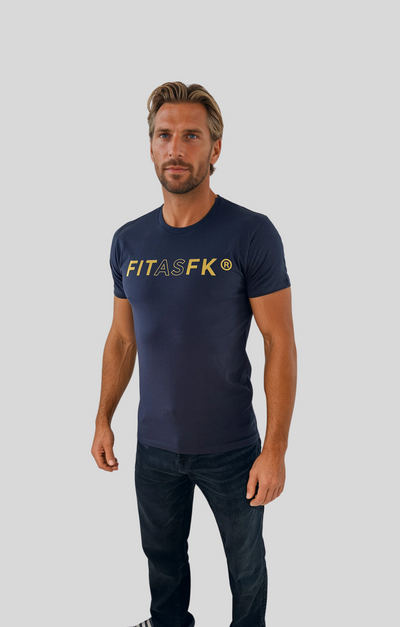 Men's fitted Cut Chest logo T-shirt