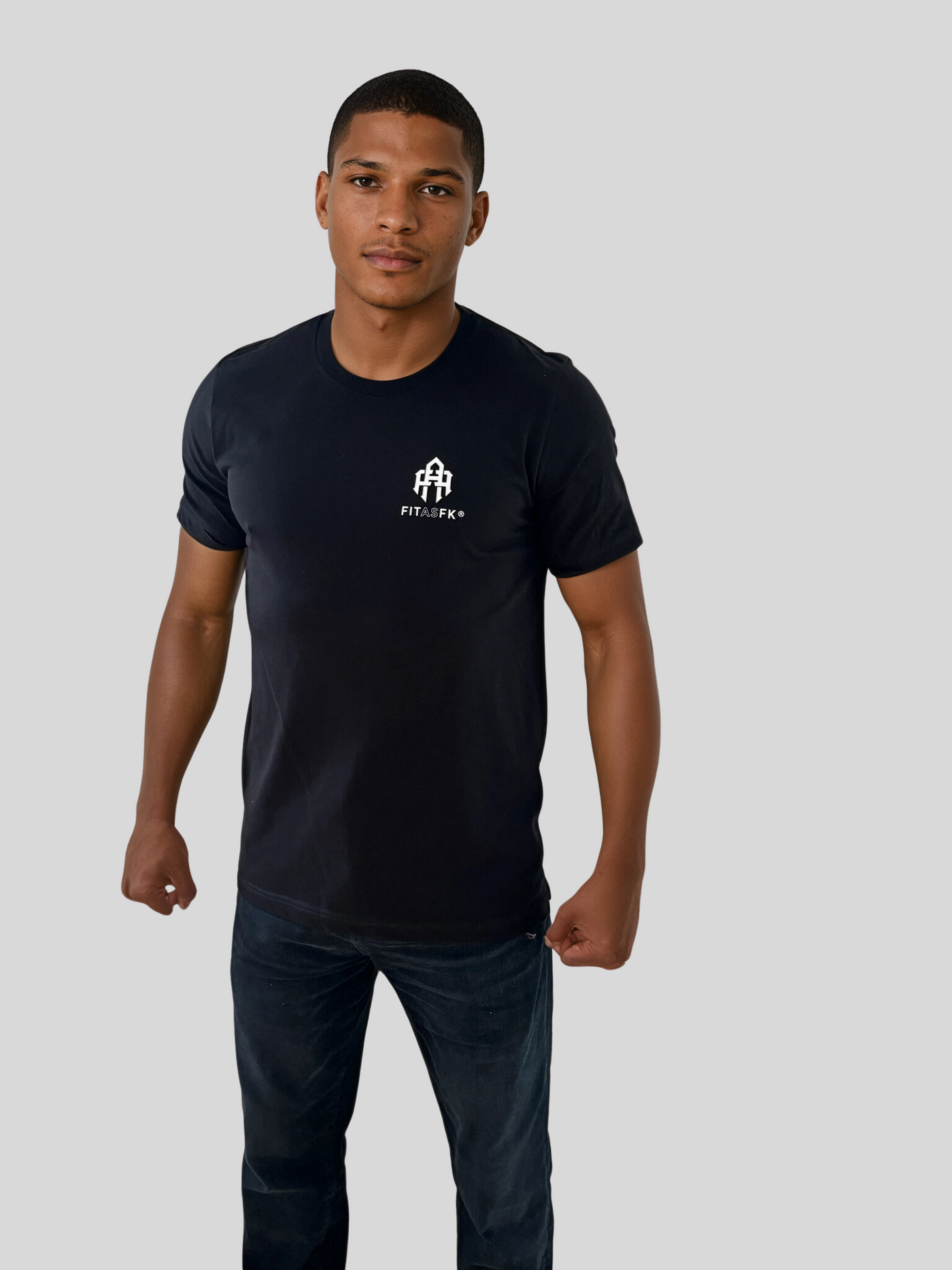 Men's fitted Cut Chest logo T-shirt